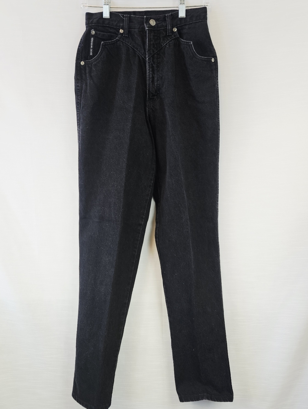 Vintage Rocky Mountain Rockies Black Western Jean size 29x36